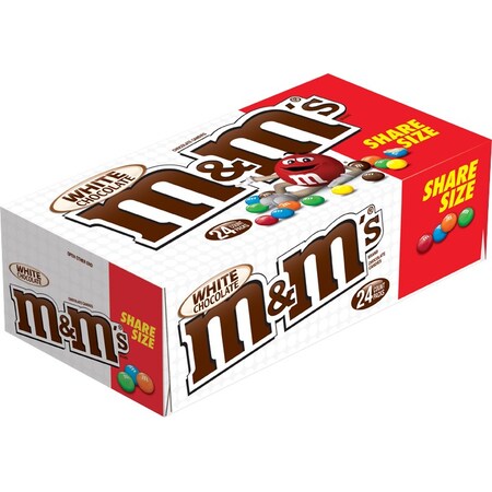 M&Ms M&M's White Chocolate Candy Sharing Size 2.47 oz., PK144 368775